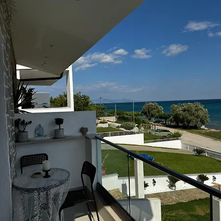 Lejlighed Agnanti - Seafront With Aegean Sea View Loutra Elevtheron