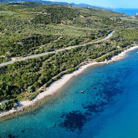 Agnanti - Seafront With Aegean Sea View Lejlighed Loutra Elevtheron